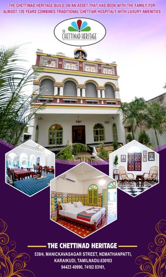 The Chettinad Heritage Kānādukāttān Eksteriør billede